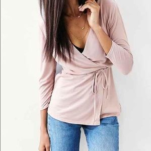 Kimchi Blue Dani Wrap Top